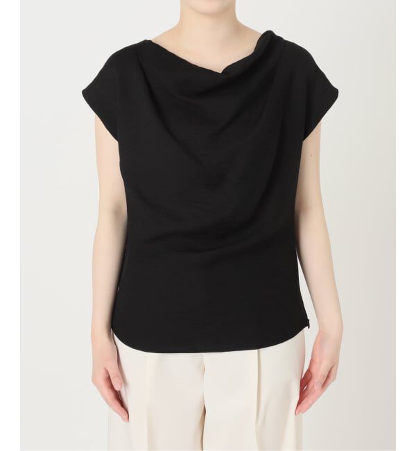 NOBLE「《セットアップ対応》ファジーリネンタックショルダーブラウス」|シャツ・ブラウス|