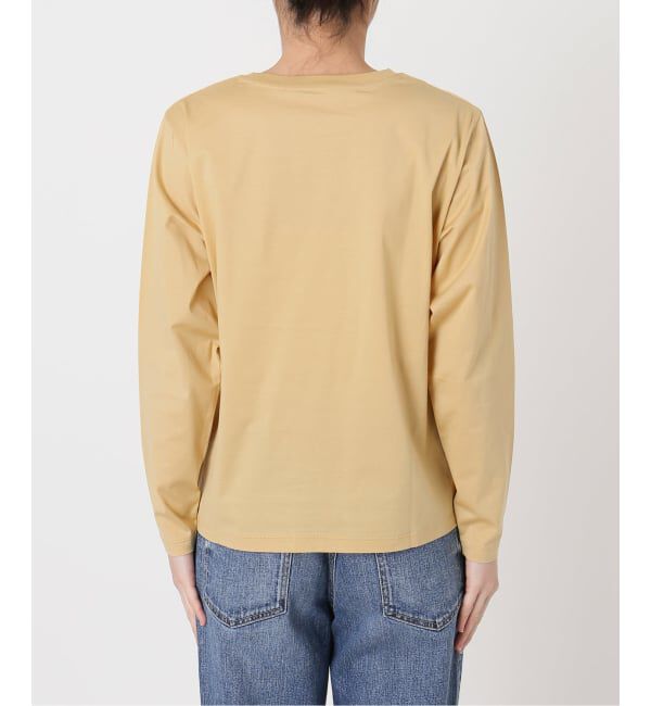 Spick and Span「La Hutte / ラ ユット 別注ロゴ刺しゅう L/S Tee*」|Tシャツ・カットソー|