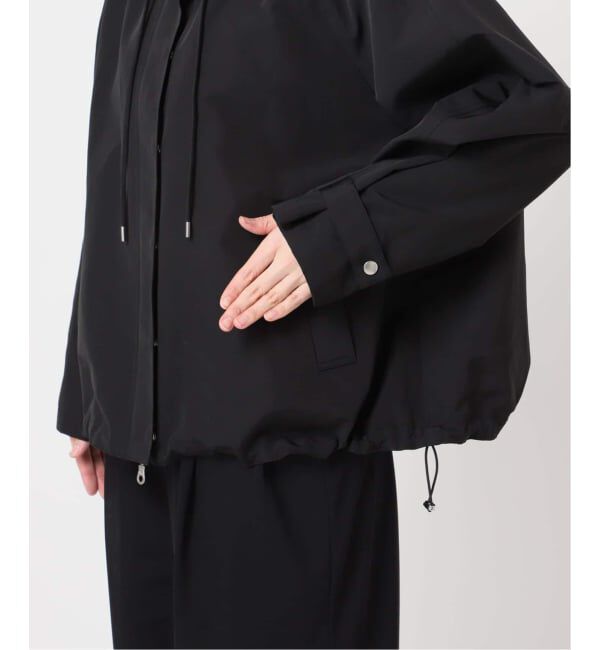 U by SPICK&SPAN「《WEB限定 / 追加》コットン/ナイロングログランフレアブルゾン」|ブルゾン・スタジャン|