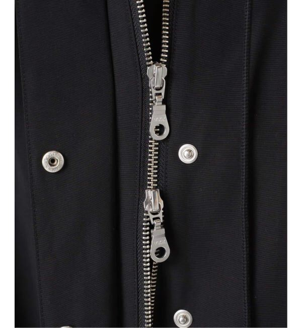 U by SPICK&SPAN「《WEB限定 / 追加》コットン/ナイロングログランフレアブルゾン」|ブルゾン・スタジャン|