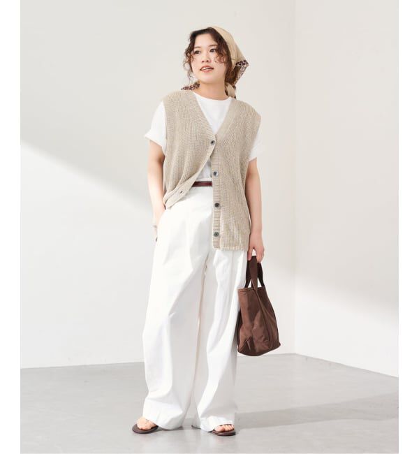 FRAMeWORK「≪洗濯機洗い可≫コットンナイロンタックパンツ」|その他|