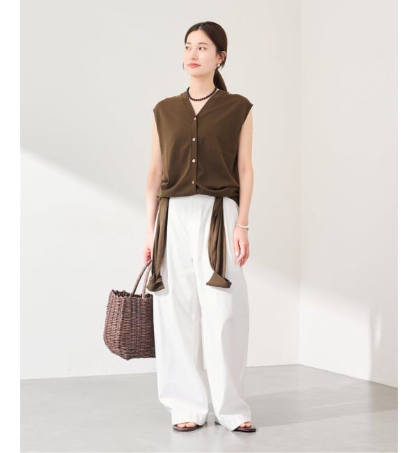 FRAMeWORK「≪洗濯機洗い可≫コットンナイロンタックパンツ」|その他|