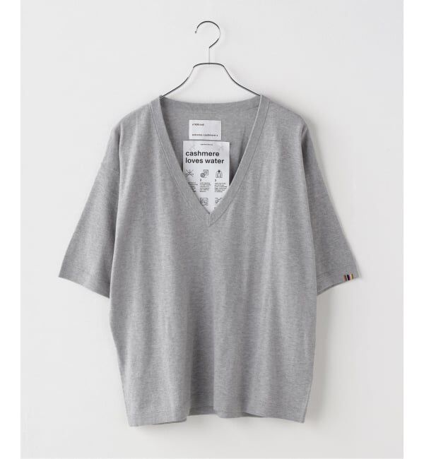 FRAMeWORK「extreme cashmere/エクストリームカシミヤ X indi」|ニット・セーター|グレーA