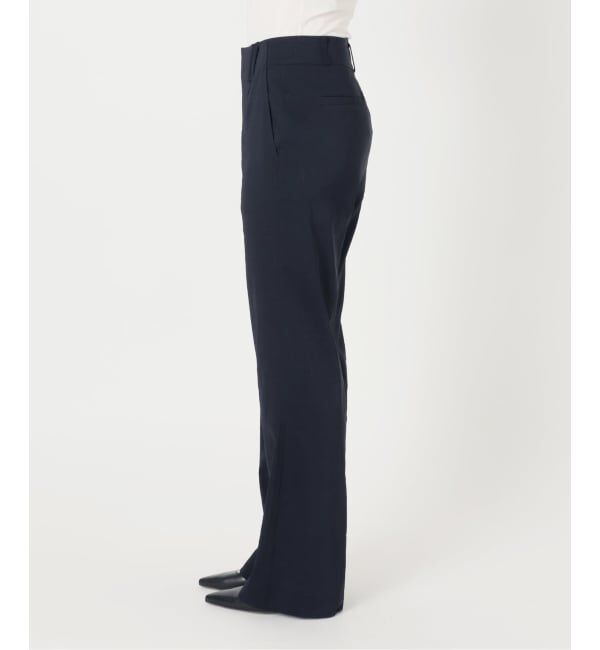 NOBLE「ELENI/エルニ ラスターストレッチパンツ」|スラックス|