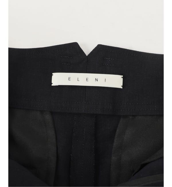 NOBLE「ELENI/エルニ ラスターストレッチパンツ」|スラックス|