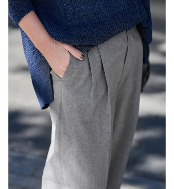 FRAMeWORK「≪追加予約≫撥水強撚PEバレルパンツ 2」|スラックス|