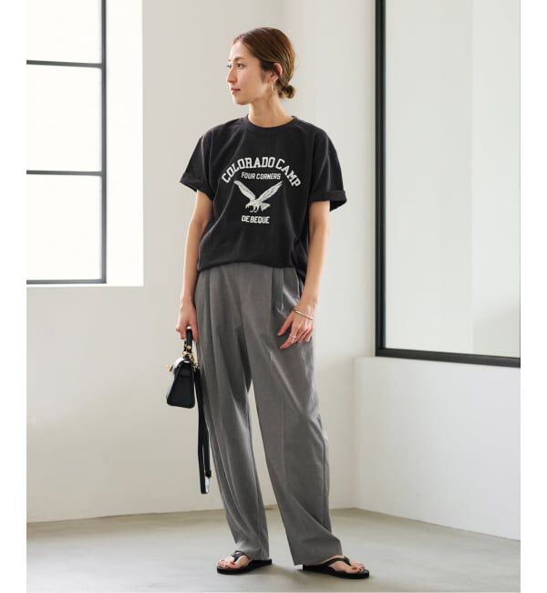 FRAMeWORK「≪追加予約≫撥水強撚PEバレルパンツ 2」|スラックス|