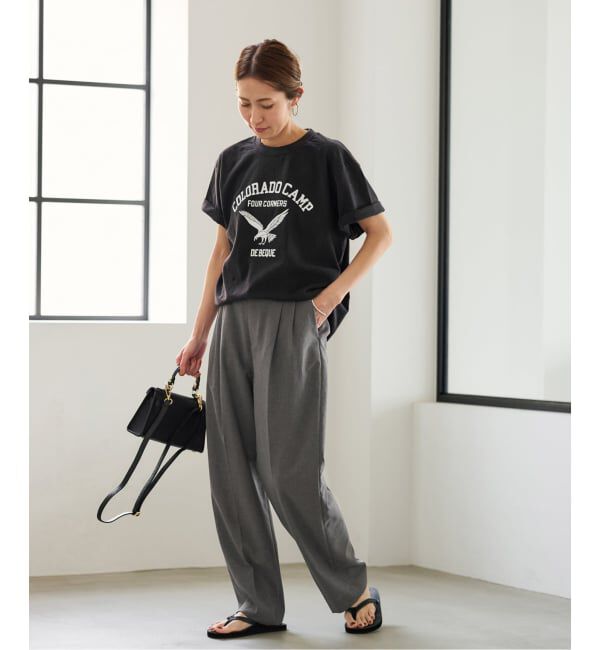 FRAMeWORK「≪追加予約≫撥水強撚PEバレルパンツ 2」|スラックス|