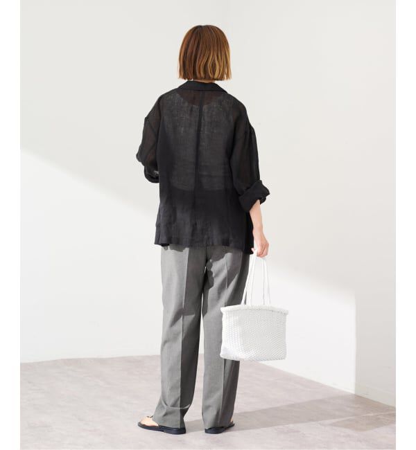 FRAMeWORK「≪追加予約≫撥水強撚PEバレルパンツ 2」|スラックス|