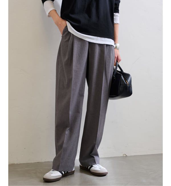 FRAMeWORK「≪追加予約≫撥水強撚PEバレルパンツ 2」|スラックス|