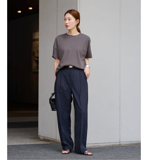 FRAMeWORK「≪追加予約≫撥水強撚PEバレルパンツ 2」|スラックス|