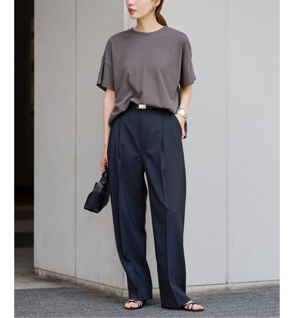 FRAMeWORK「≪追加予約≫撥水強撚PEバレルパンツ 2」|スラックス|