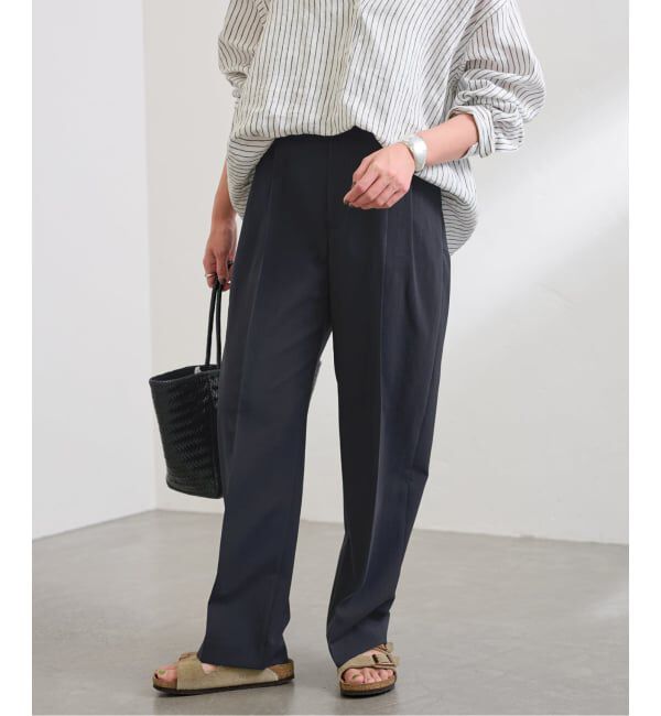 FRAMeWORK「≪追加予約≫撥水強撚PEバレルパンツ 2」|スラックス|