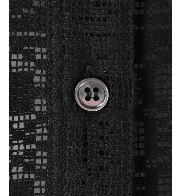 Spick and Span「《追加予約》PEレースフレンチスリーブシャツ」|シャツ・ブラウス|