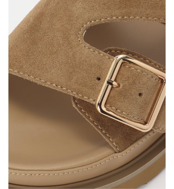  「MOHI/モヒ Wベルトサンダル/ スエード」|サンダル|