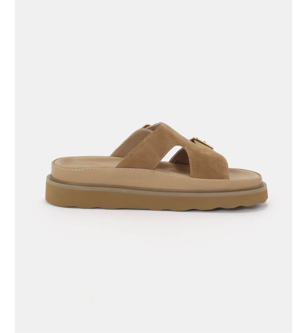  「MOHI/モヒ Wベルトサンダル/ スエード」|サンダル|