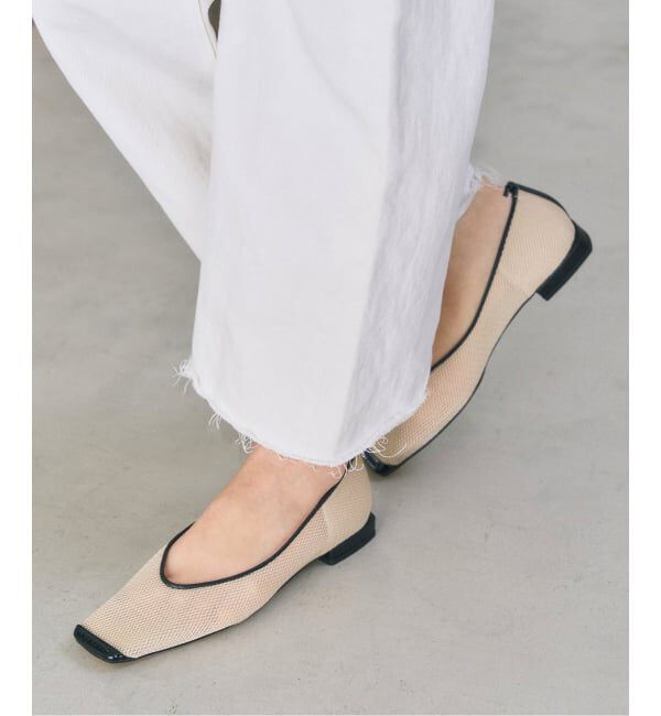  「《追加予約2》スクエアトゥキャップセミシアーフラット」|その他|