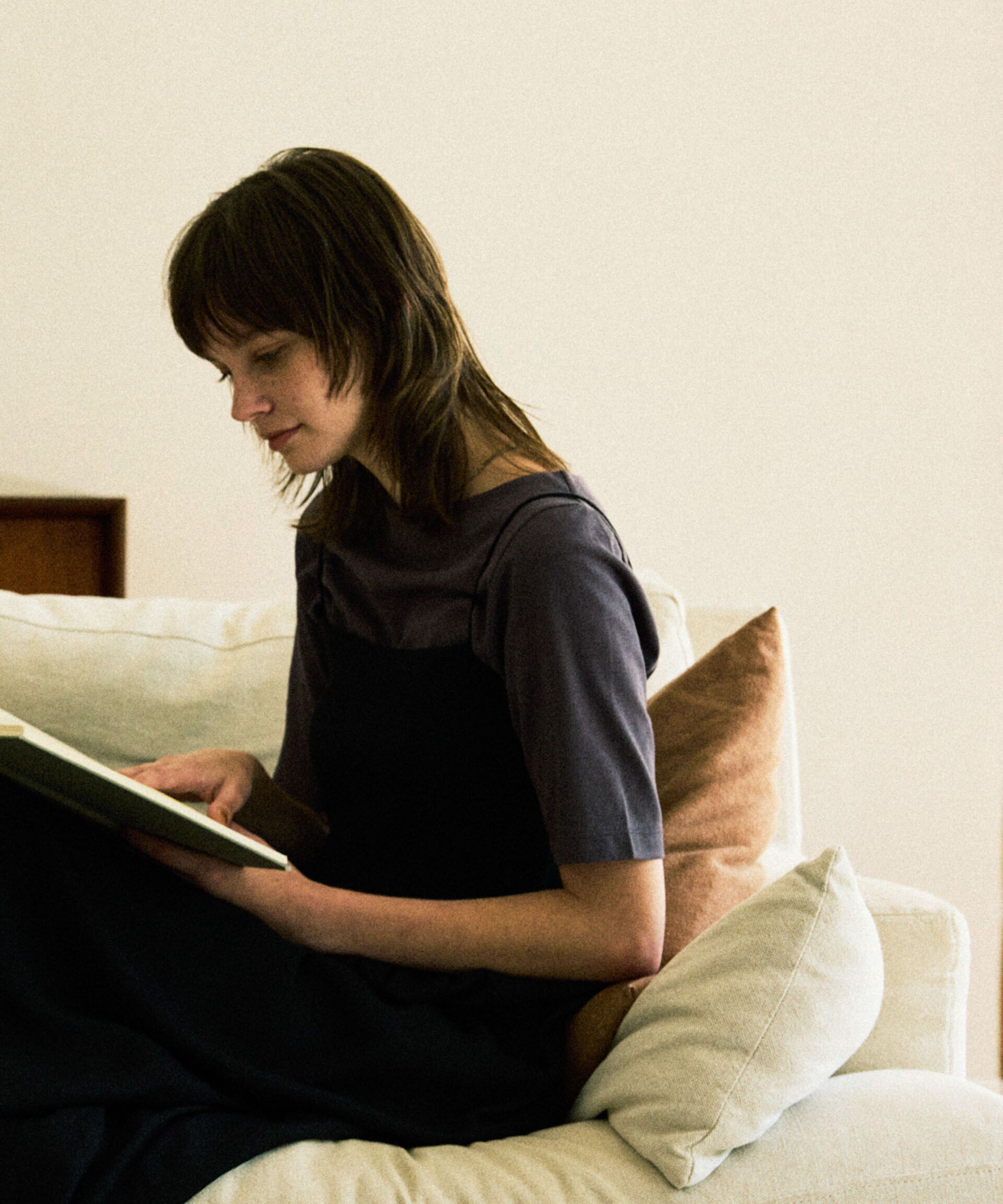 nano･universe「Anti Soaked(R) 汗染み防止 ボートネックTシャツ」|Tシャツ・カットソー|