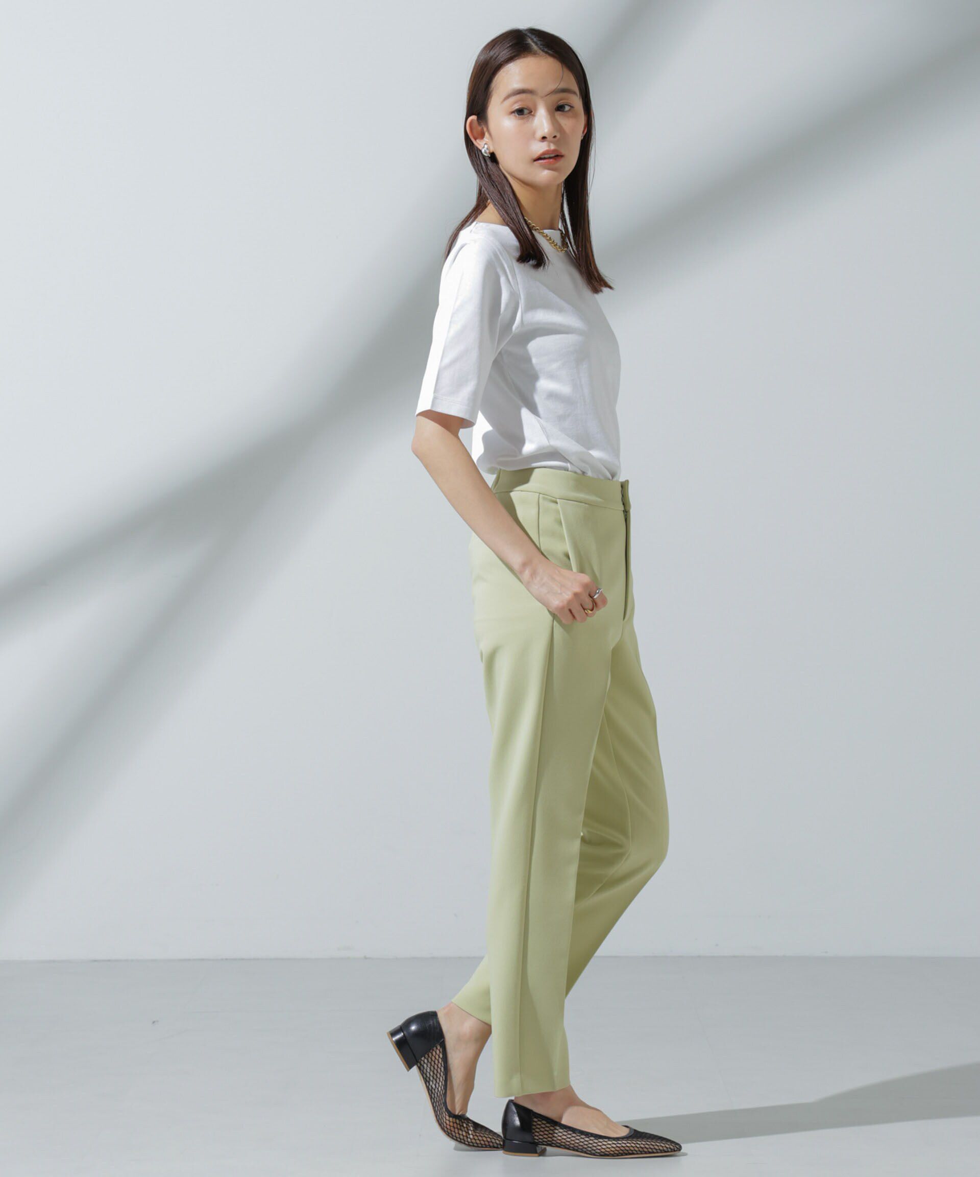 nano･universe「Anti Soaked(R) 汗染み防止 ボートネックTシャツ」|Tシャツ・カットソー|