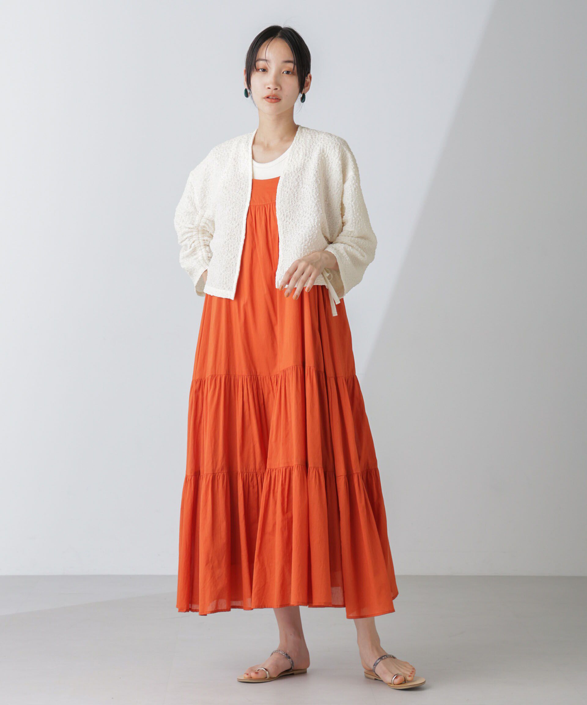 nano･universe「シャーリングドロストカーディガン」|Tシャツ・カットソー|