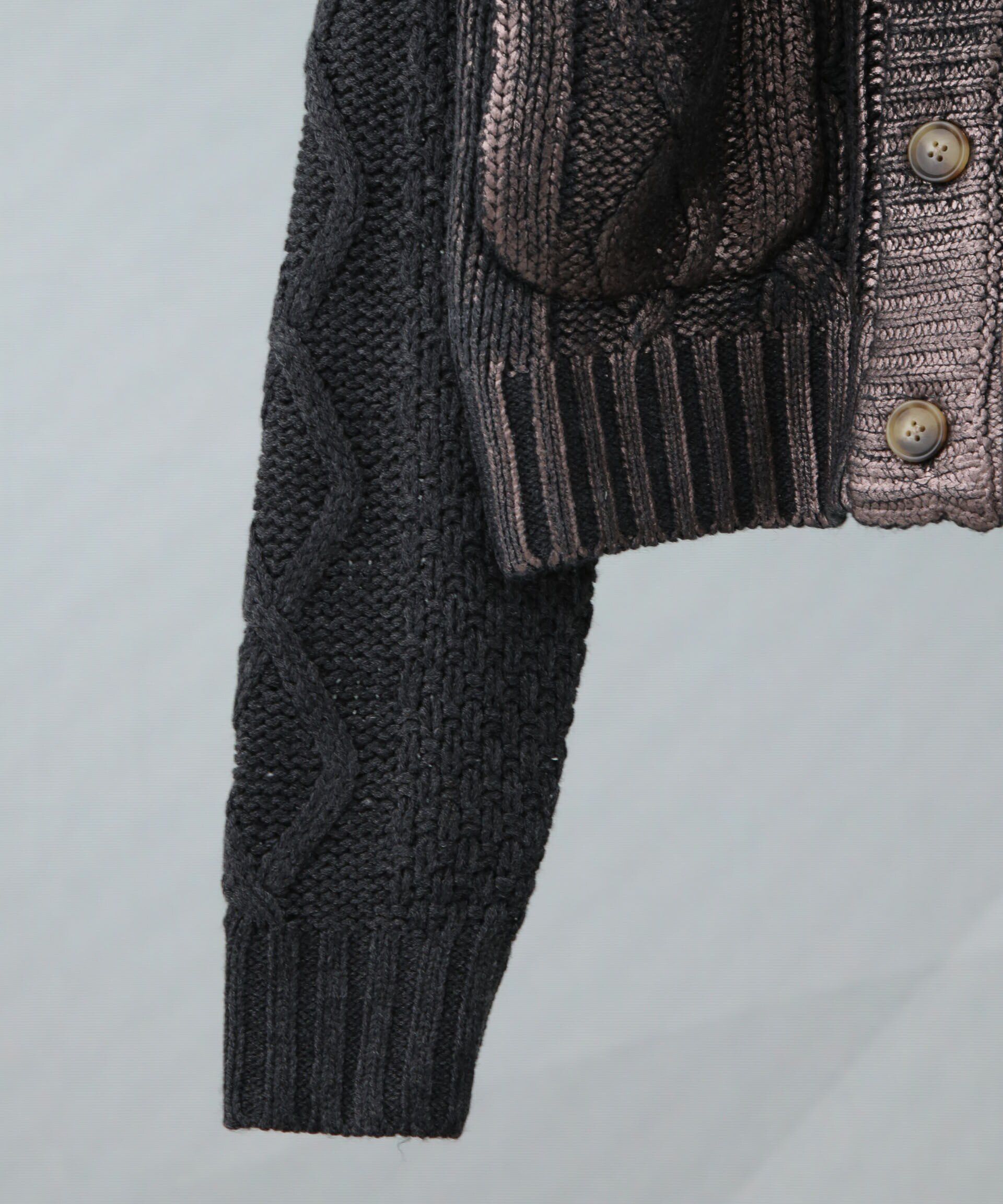 nano･universe「LOGAN/Foil カーディガン」|ニット・セーター|