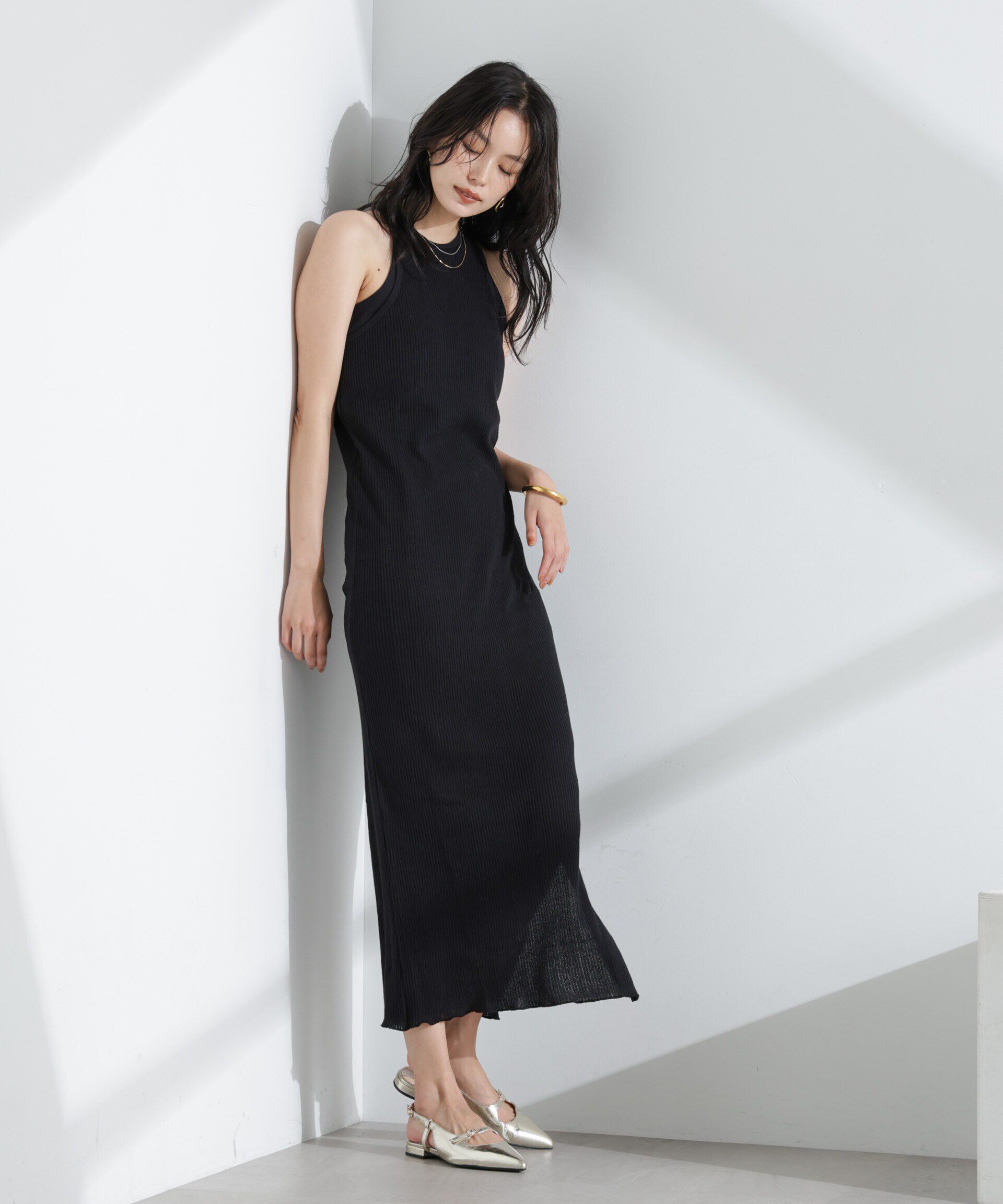 nano･universe「CaRouseLamBRa/NS DRESS PACK」|ワンピース|ブラック