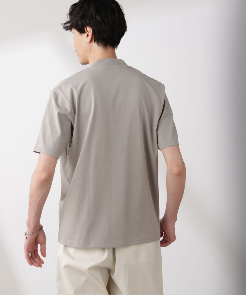 nano･universe「ジャケT(R) クルーネック 半袖」|Tシャツ・カットソー|