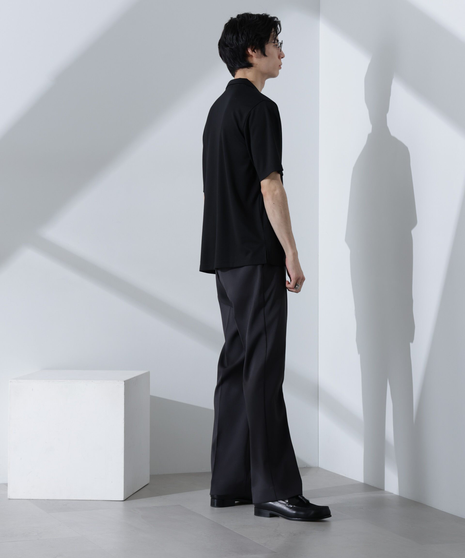 nano･universe「Pe/Ry鹿の子ポロシャツ 半袖」|Tシャツ・カットソー|