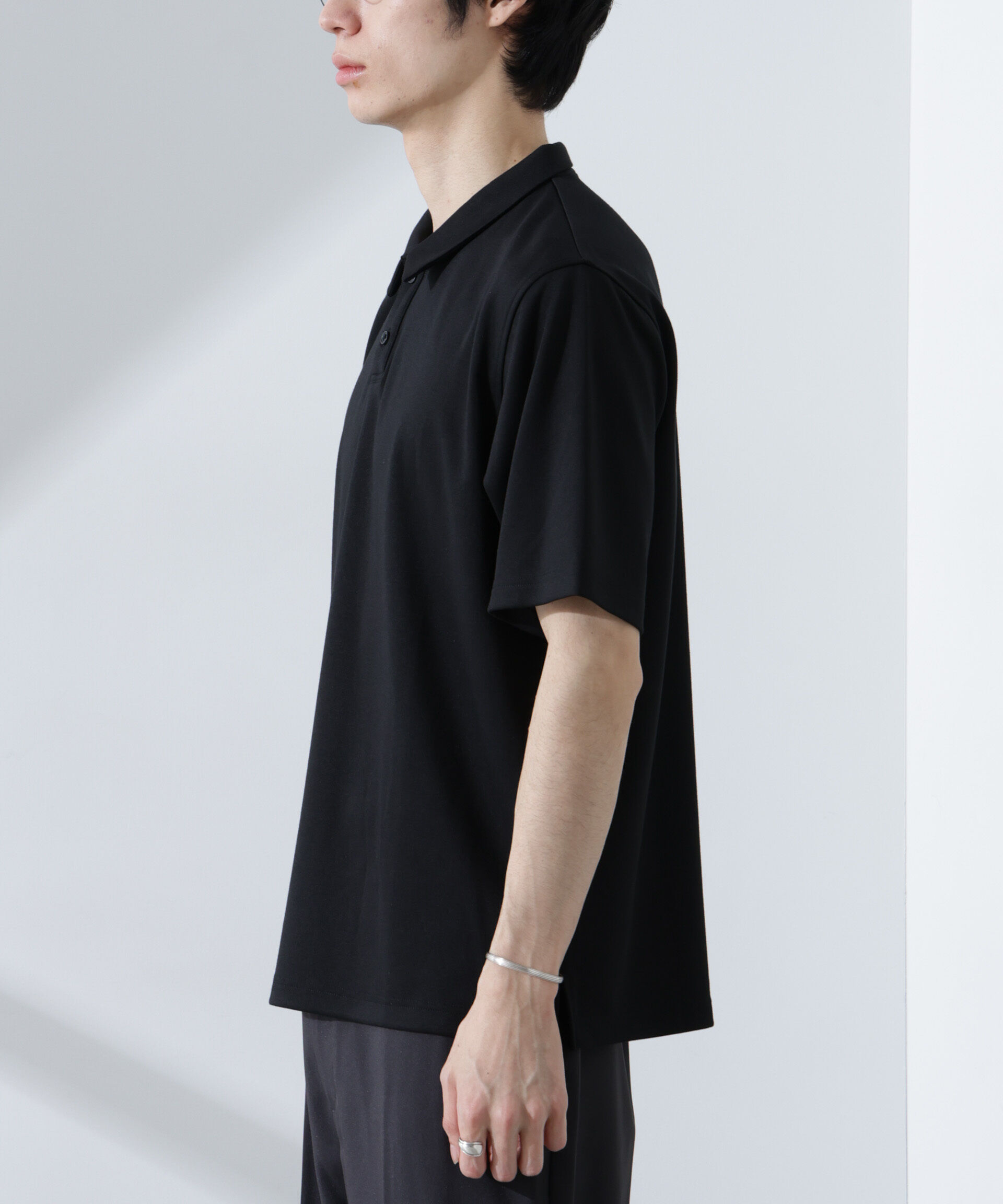 nano･universe「Pe/Ry鹿の子ポロシャツ 半袖」|Tシャツ・カットソー|