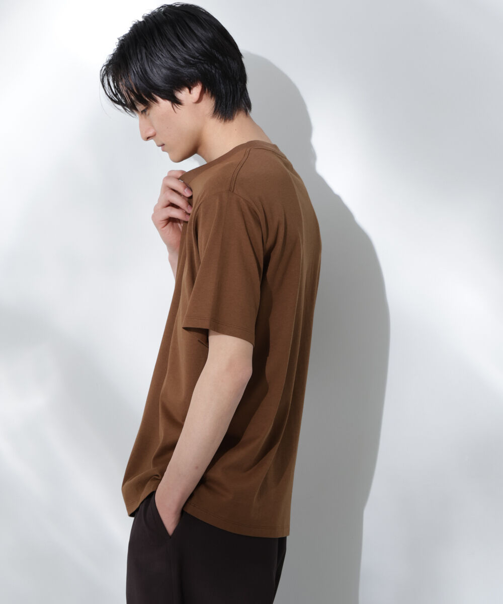 nano･universe「Anti Soaked(R)汗染み防止 De Light ミドルシルエットTシャツ」|Tシャツ・カットソー|