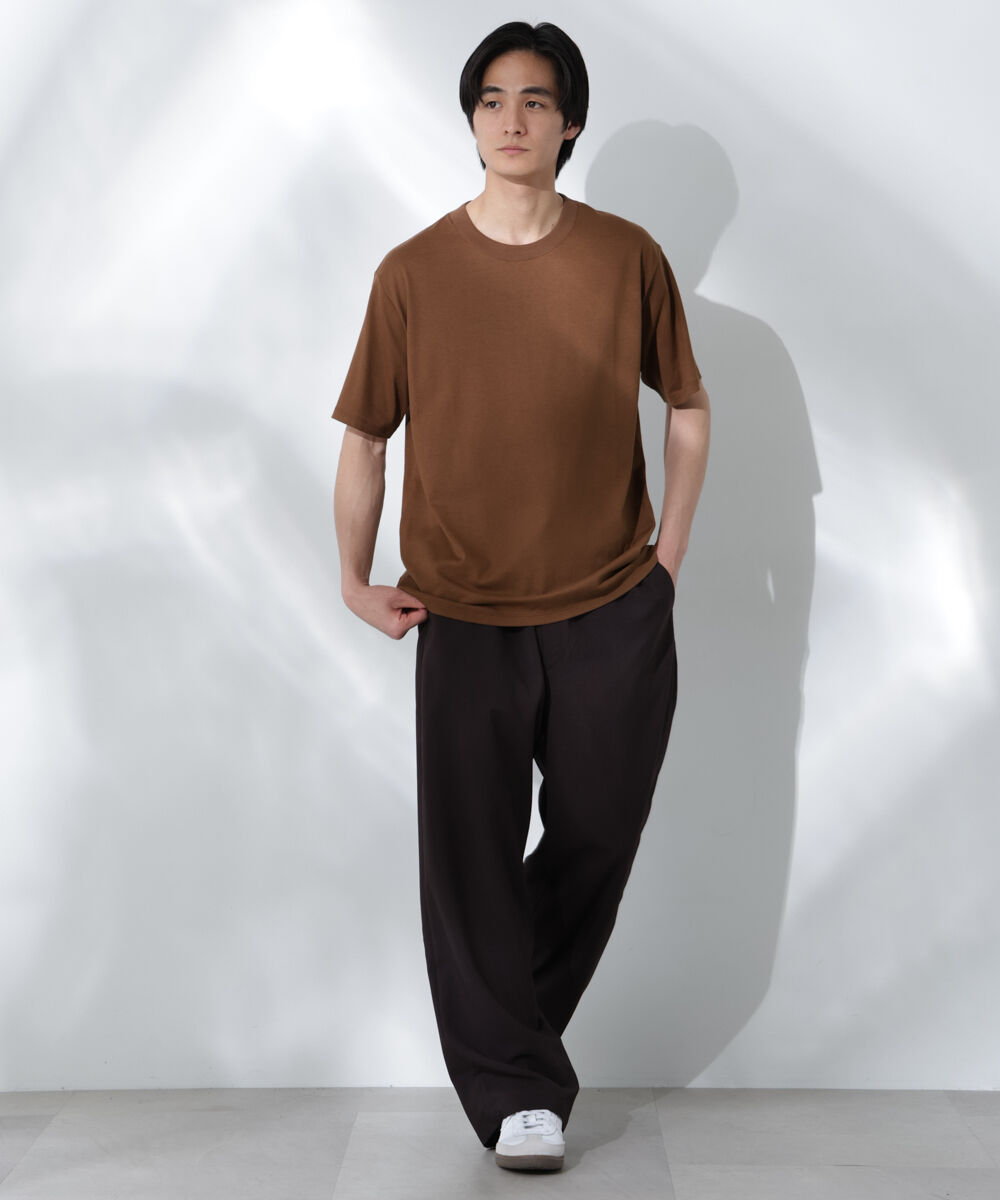 nano･universe「Anti Soaked(R)汗染み防止 De Light ミドルシルエットTシャツ」|Tシャツ・カットソー|