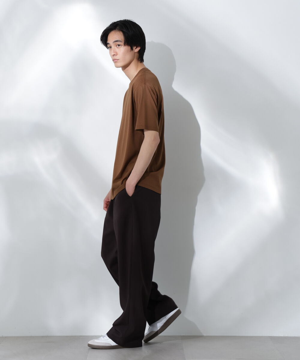 nano･universe「Anti Soaked(R)汗染み防止 De Light ミドルシルエットTシャツ」|Tシャツ・カットソー|