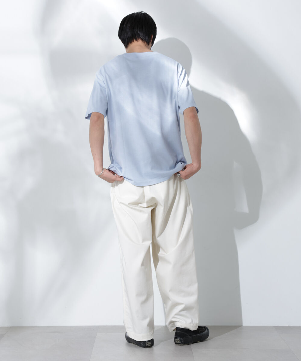 nano･universe「Anti Soaked(R)汗染み防止 De Light ミドルシルエットTシャツ」|Tシャツ・カットソー|