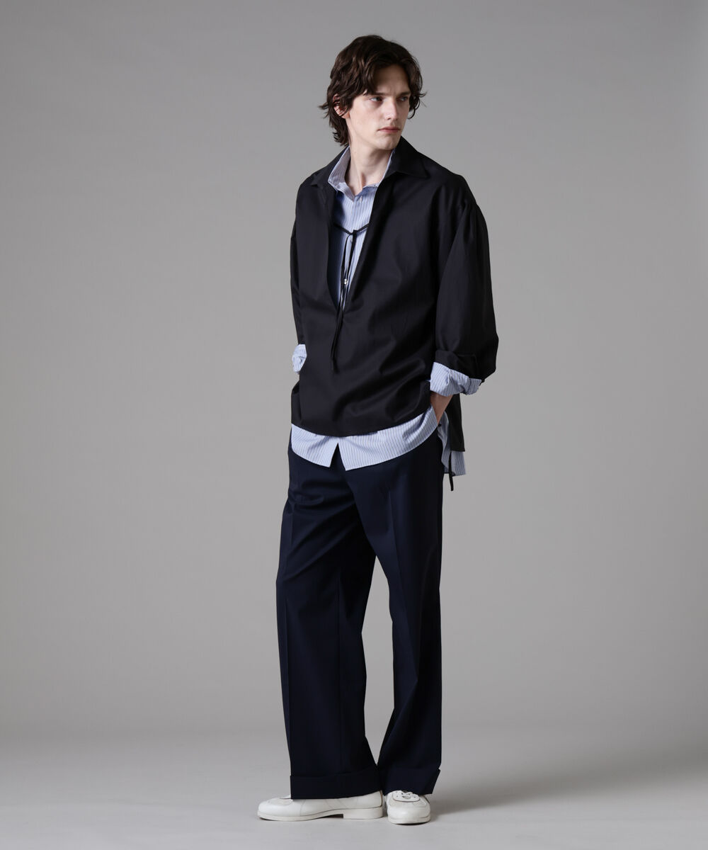 nano･universe「「ASSEMBLANC」ウォッシャブルW/T1タックイージースラックス」|チノ|