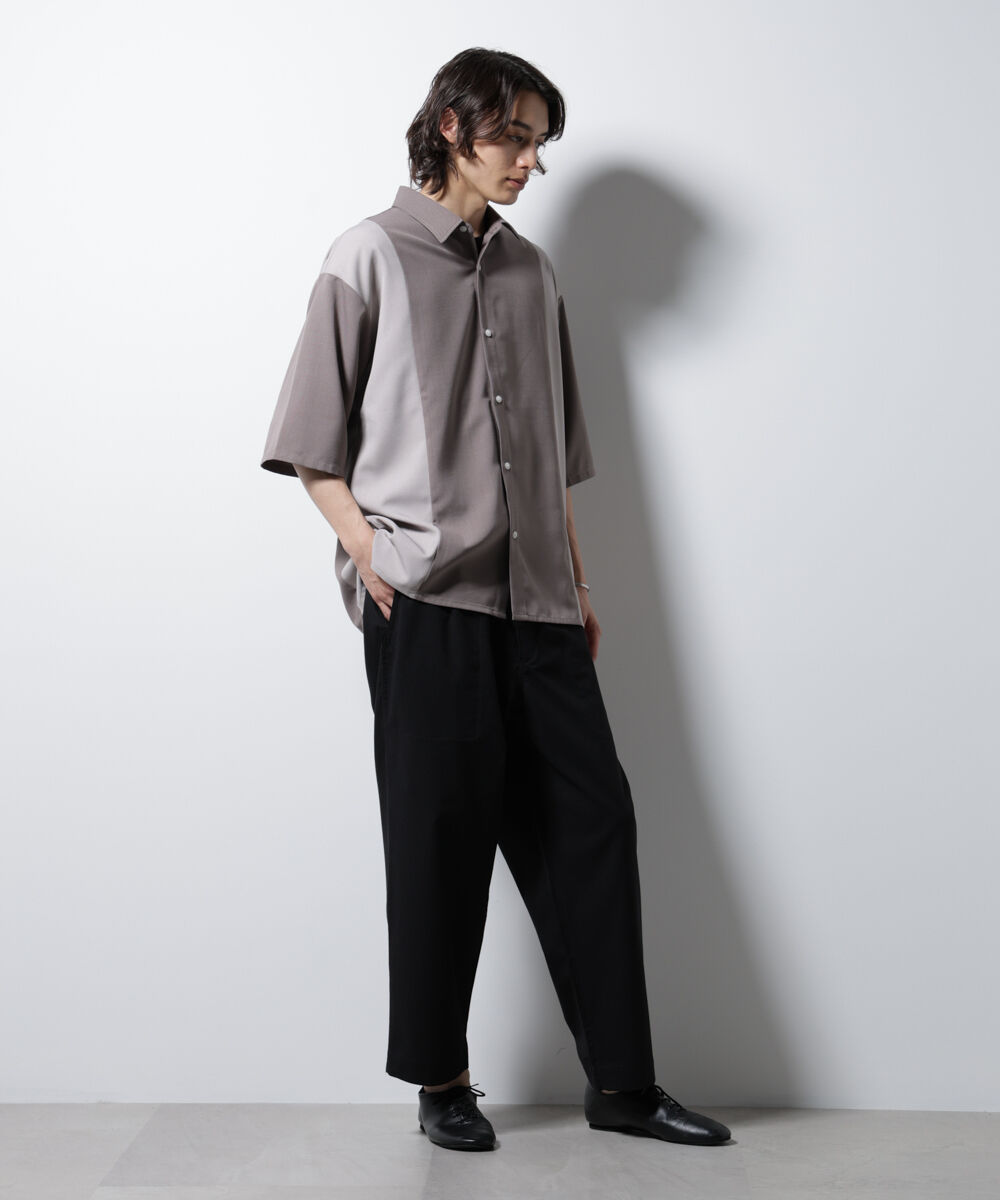 nano･universe「リネンミックスリラックスイージーパンツ」|チノ|