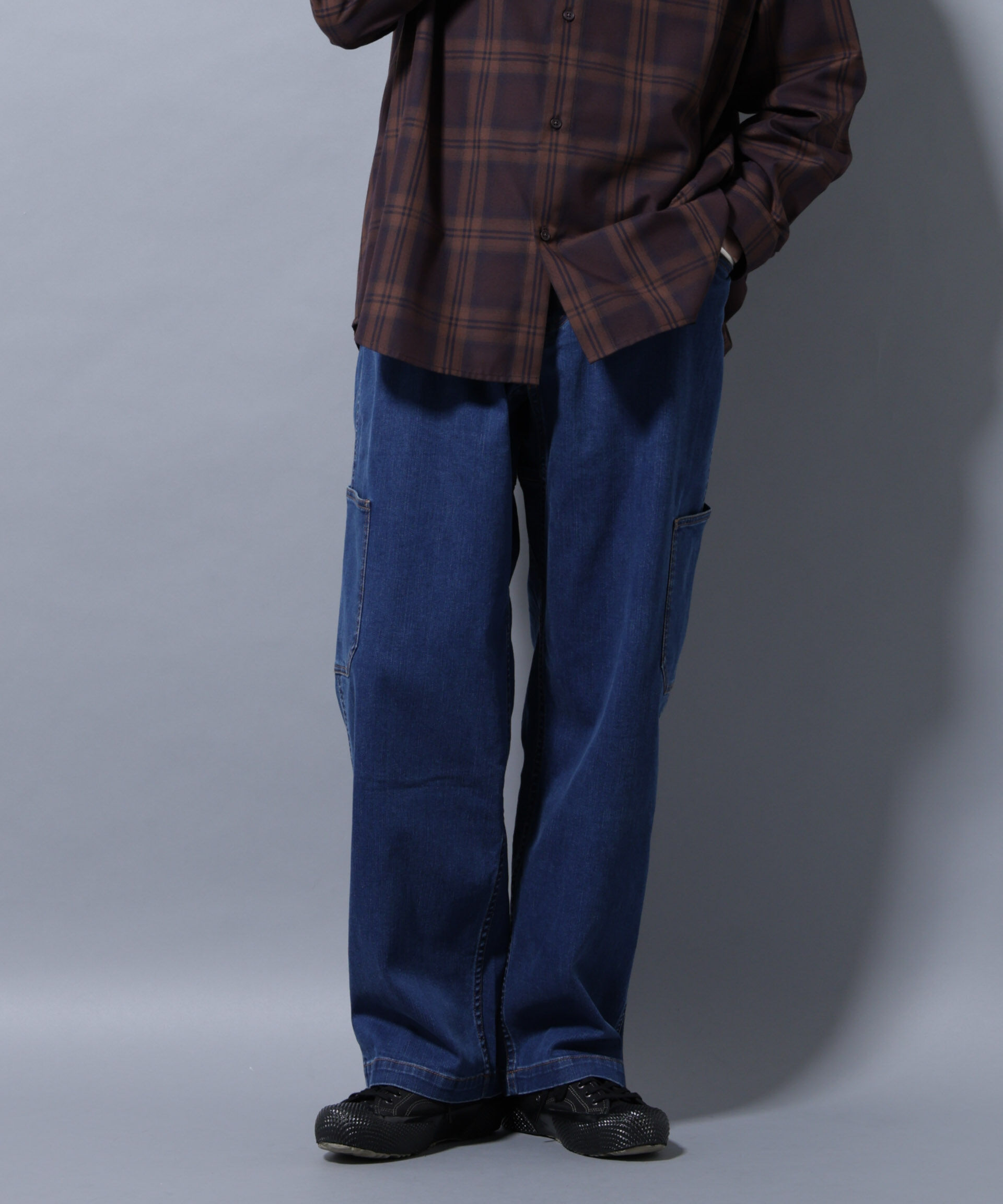 nano･universe「Gramicci/別注 CARGO DENIM PANT」|チノ|