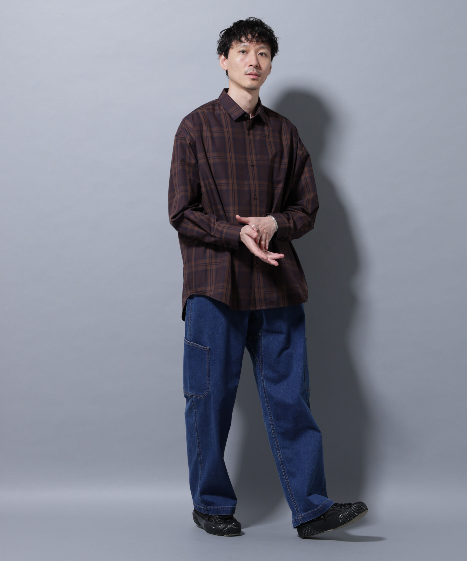 nano･universe「Gramicci/別注 CARGO DENIM PANT」|チノ|