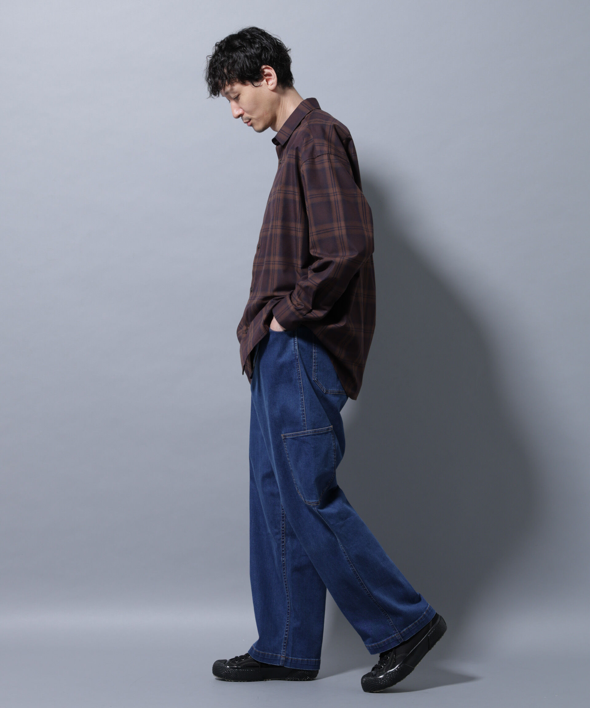 nano･universe「Gramicci/別注 CARGO DENIM PANT」|チノ|
