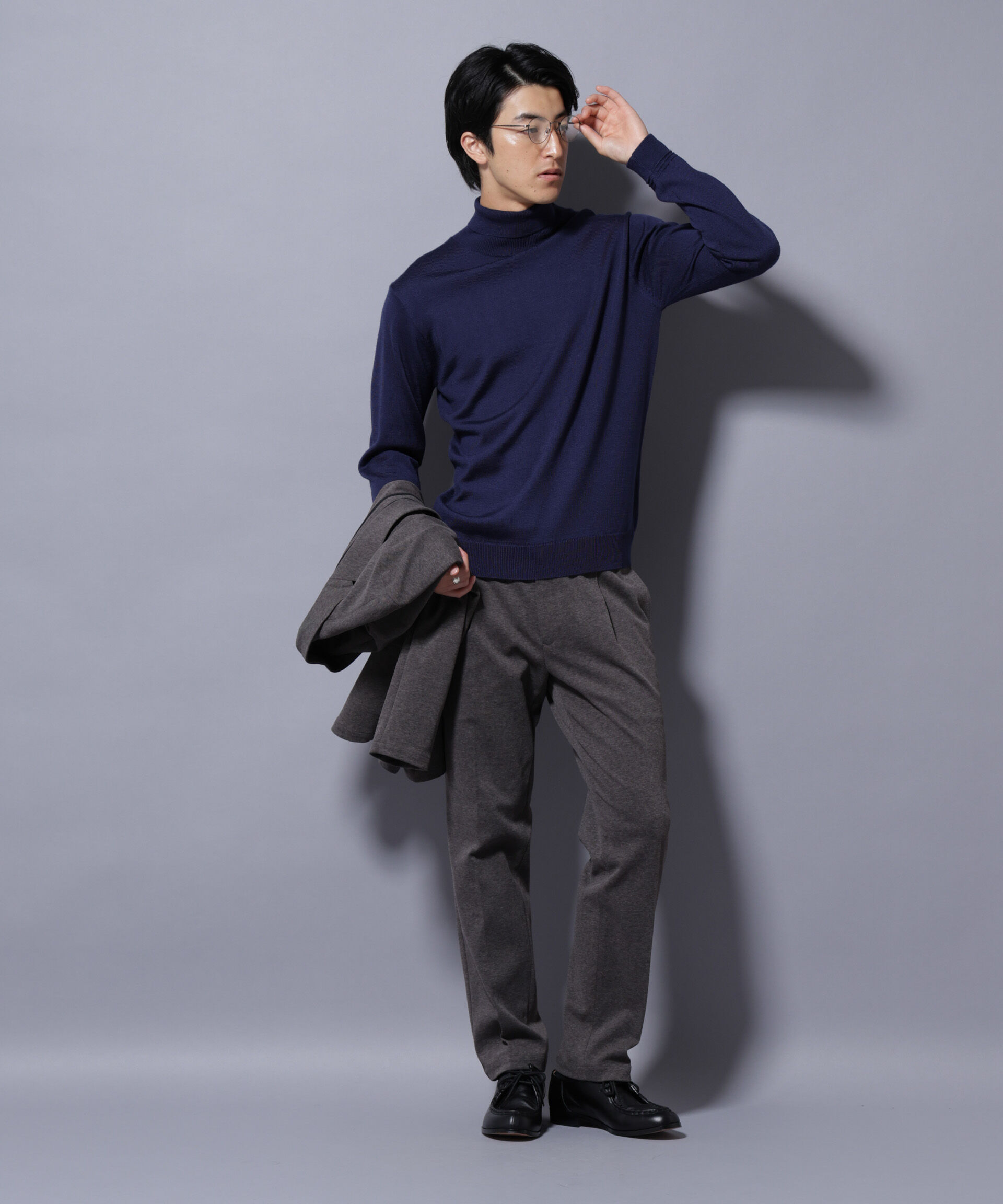 nano･universe「ストレッチカノコスラックス(セットアップ可)」|チノ|