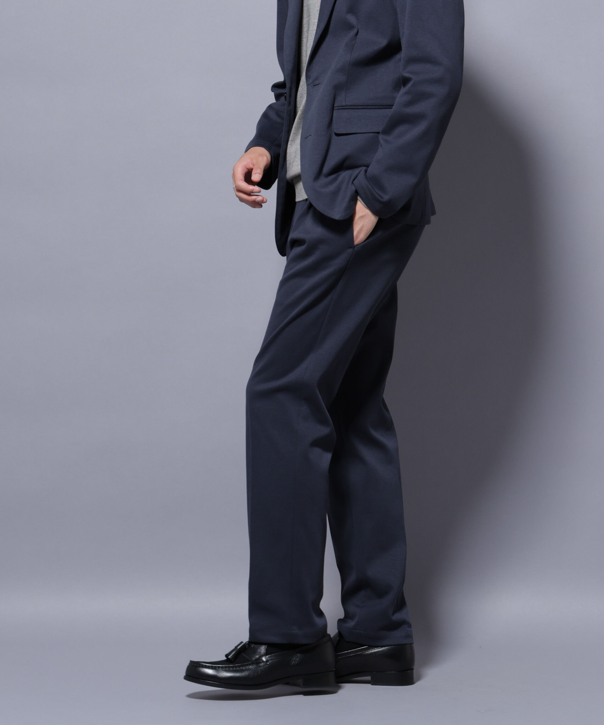 nano･universe「ストレッチカノコスラックス(セットアップ可)」|チノ|