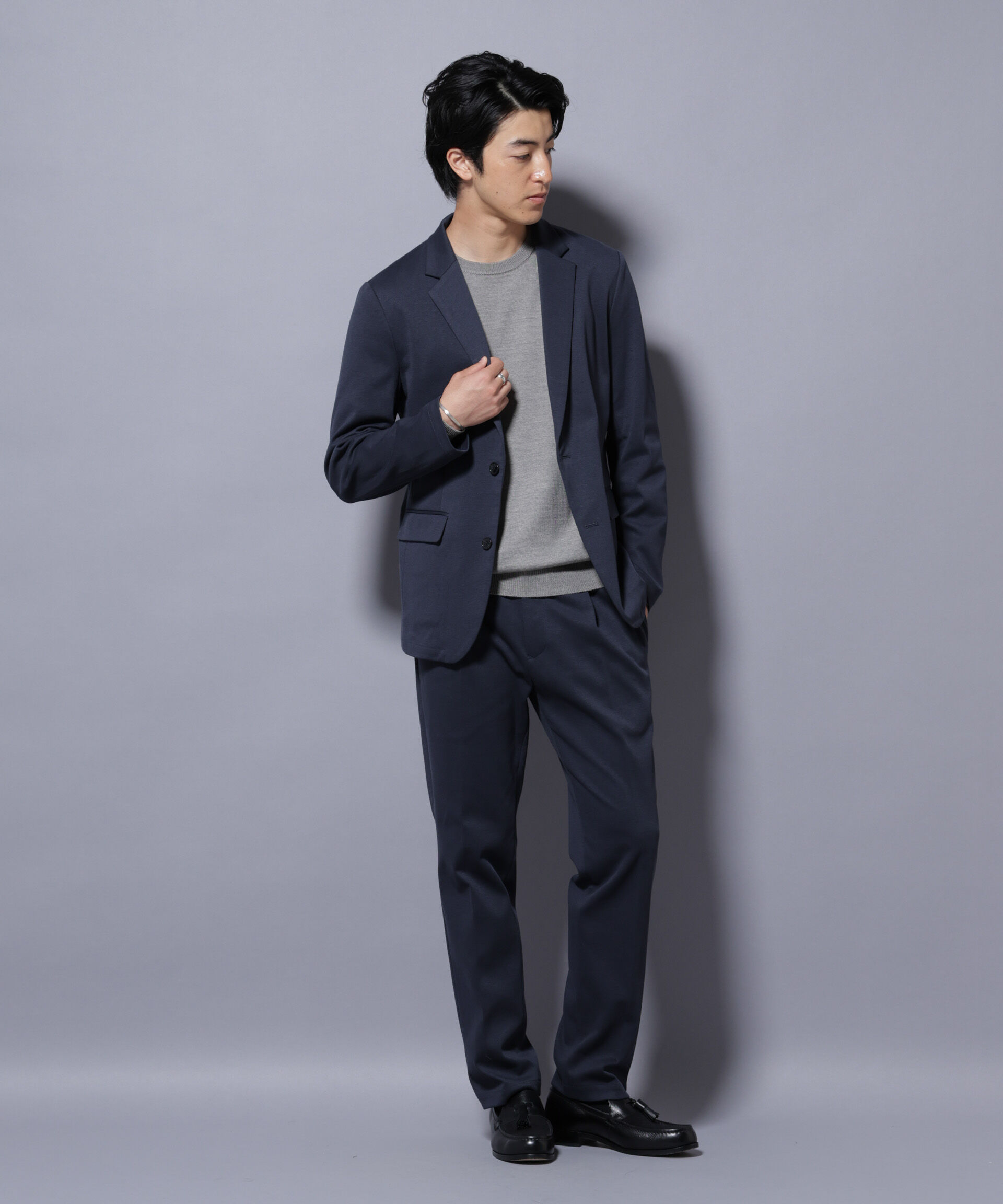 nano･universe「ストレッチカノコスラックス(セットアップ可)」|チノ|