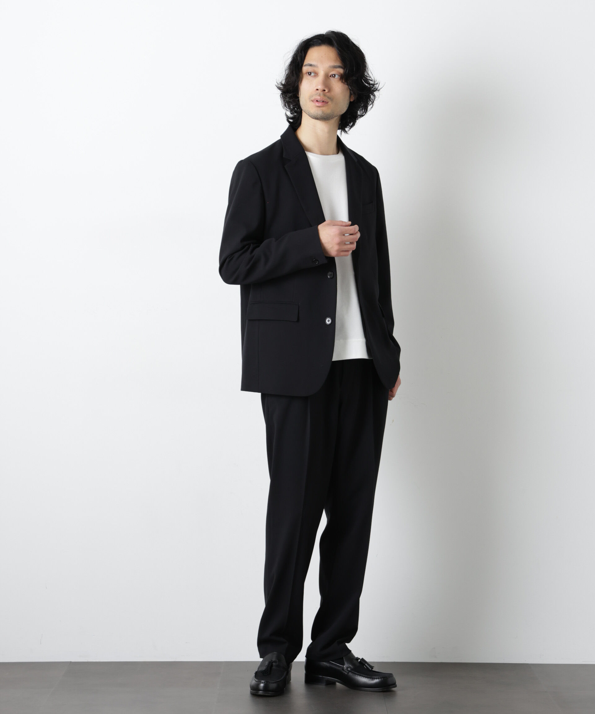 nano･universe「ALWAYS EASY ワンタックスラックス（セットアップ可）」|チノ|