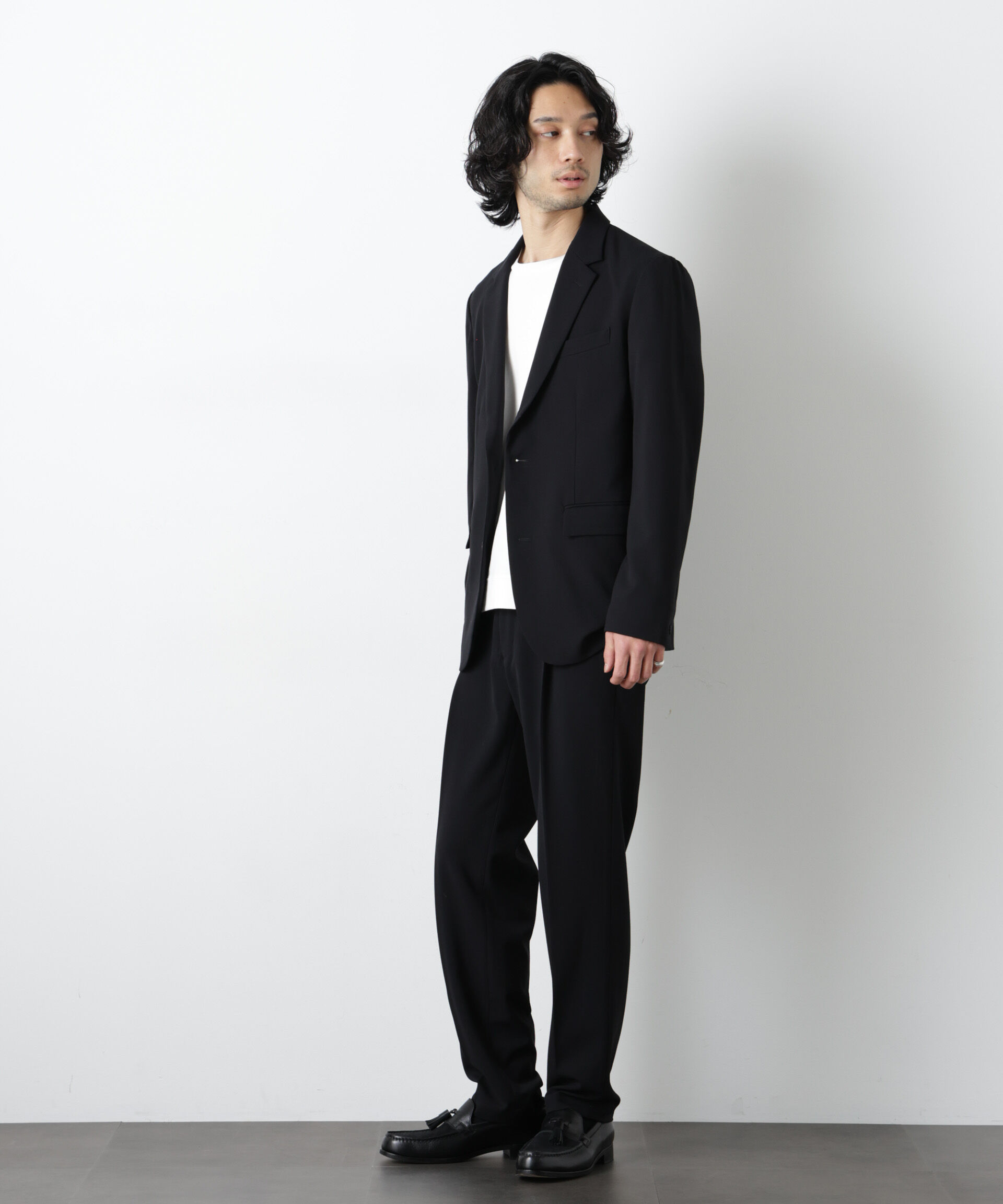 nano･universe「ALWAYS EASY ワンタックスラックス（セットアップ可）」|チノ|