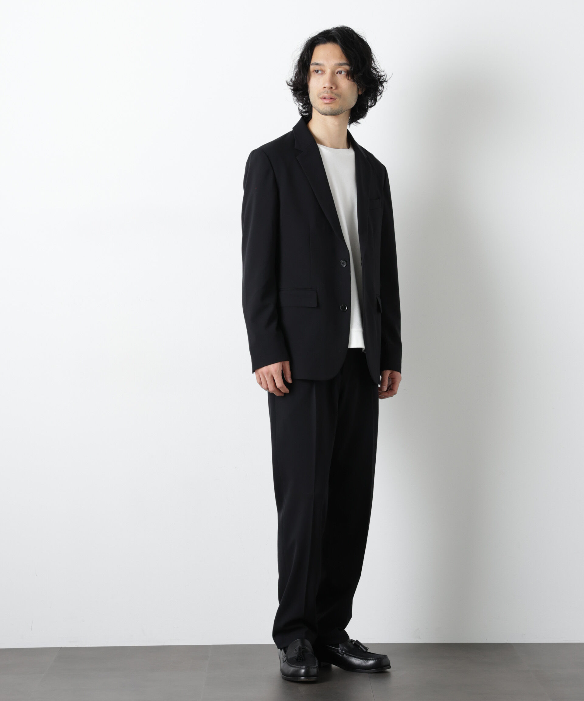 nano･universe「ALWAYS EASY ワンタックスラックス（セットアップ可）」|チノ|