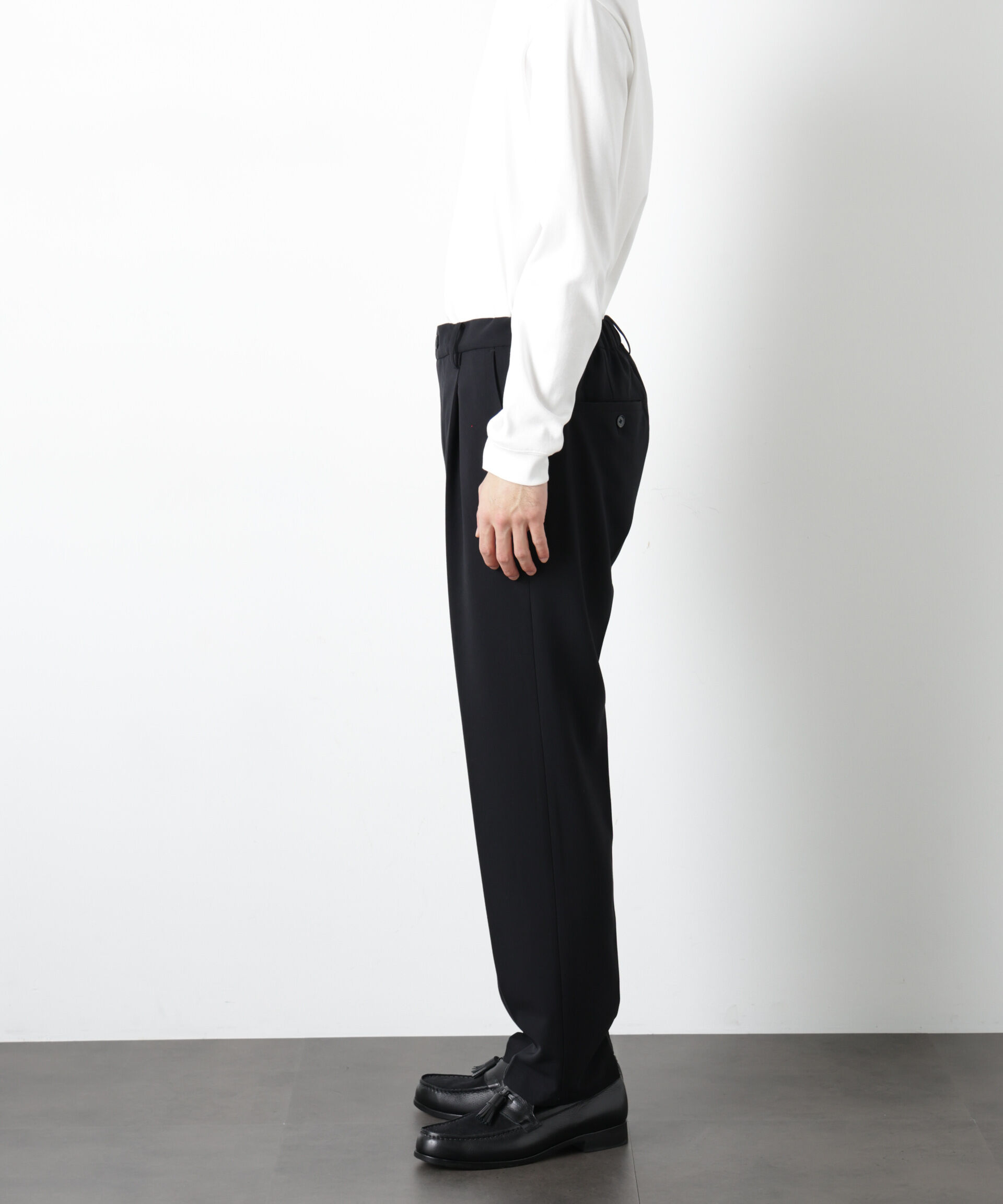 nano･universe「ALWAYS EASY ワンタックスラックス（セットアップ可）」|チノ|