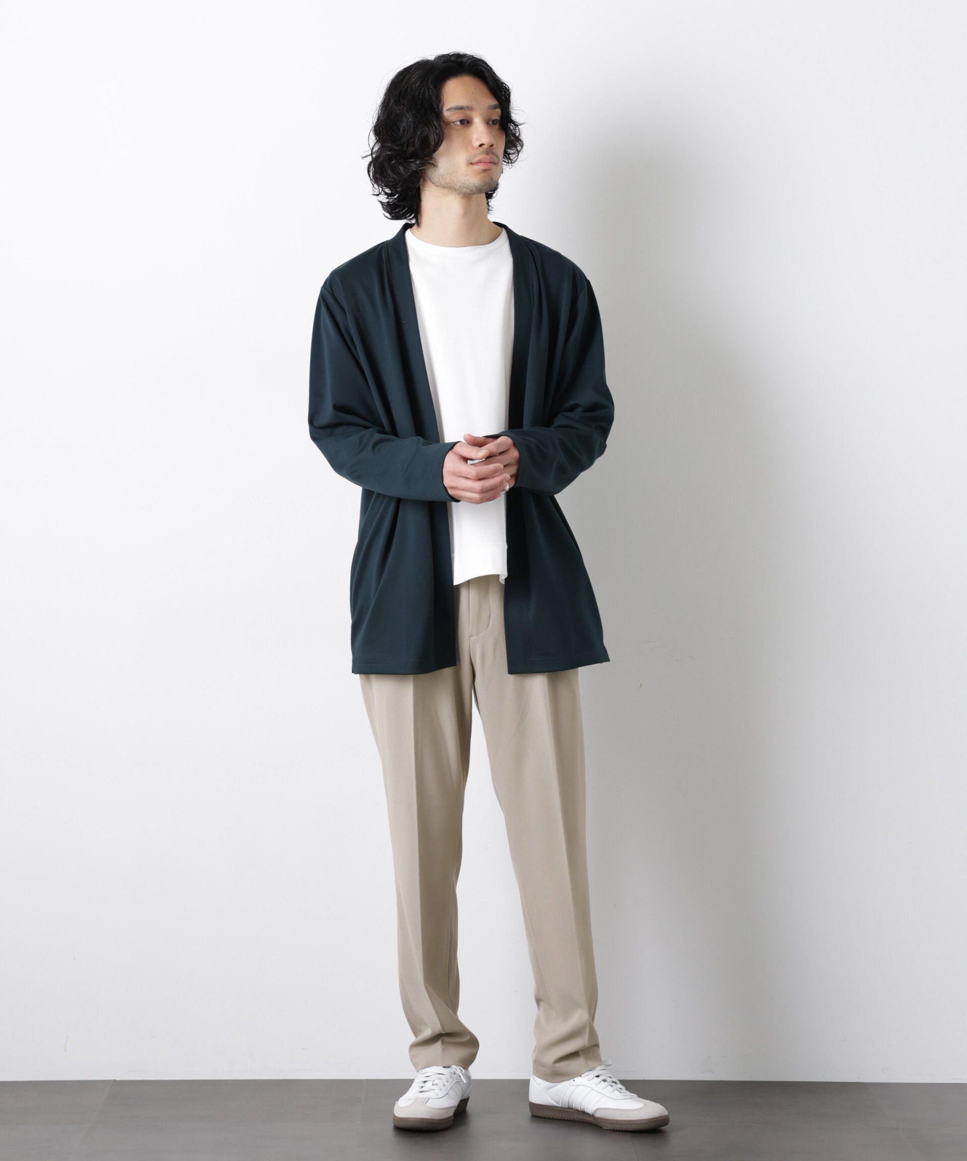 nano･universe「ALWAYS EASY ワンタックスラックス（セットアップ可）」|チノ|