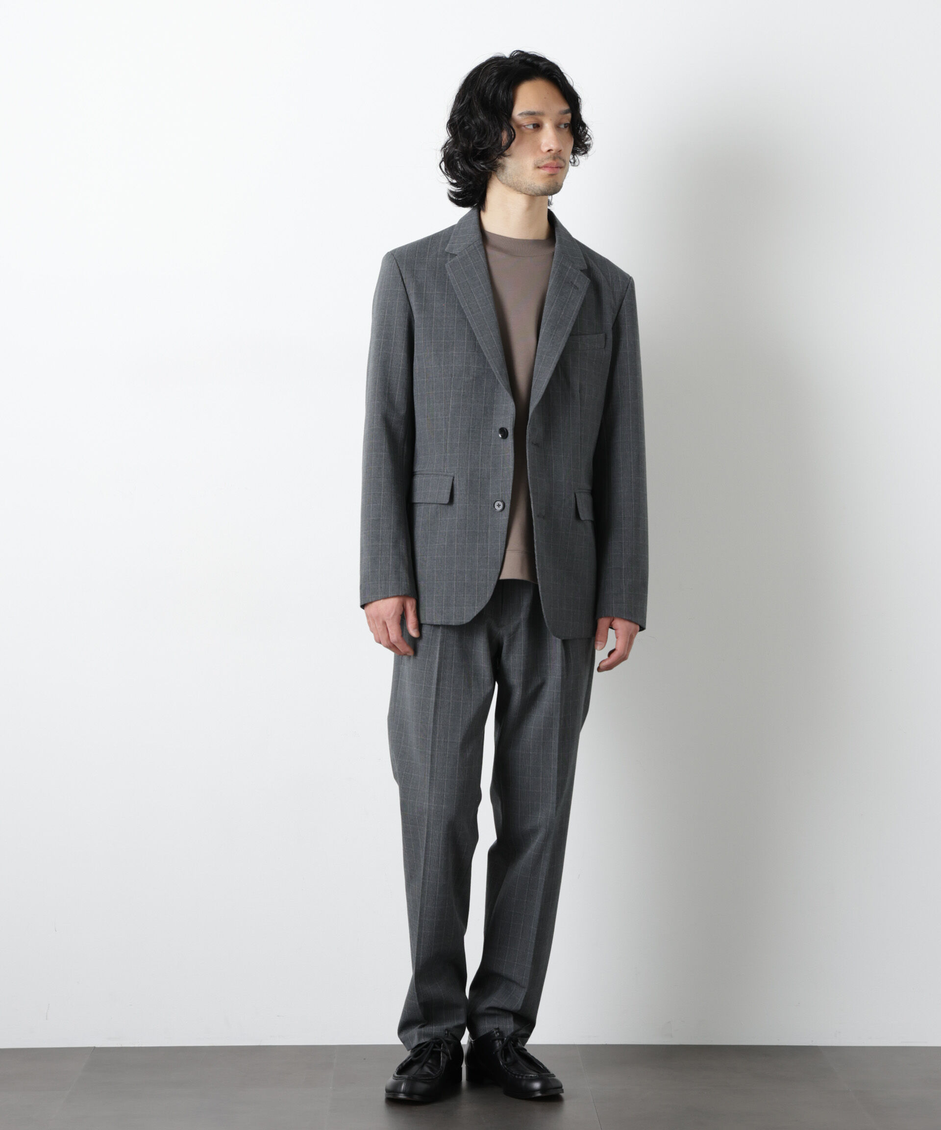 nano･universe「ALWAYS EASY ワンタックスラックス（セットアップ可）」|チノ|