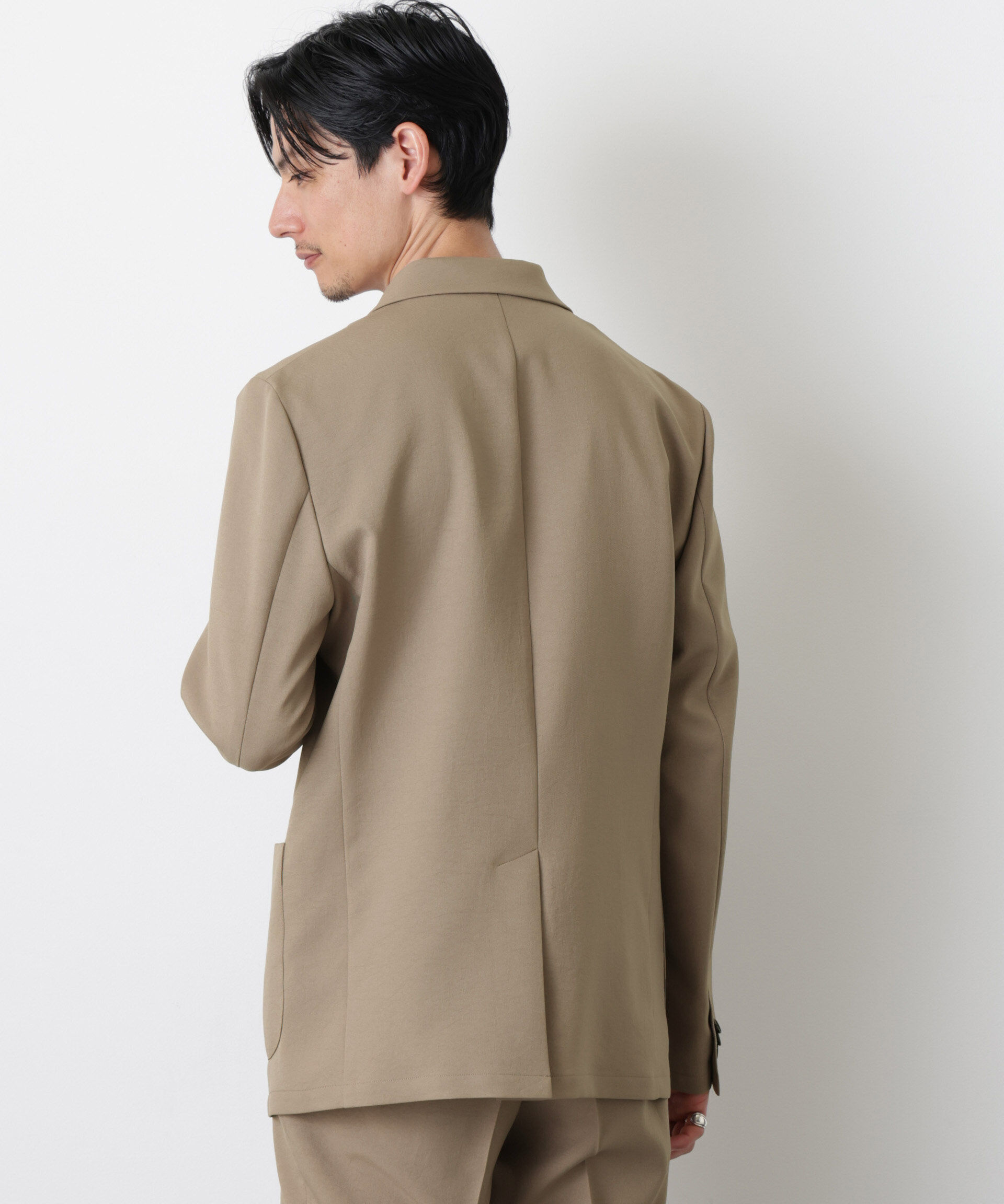 nano･universe「｢DamerinoSelect｣ﾀﾞﾝﾄﾂｵﾁｰﾙ防汚ﾃｯｸｽﾄﾚｯﾁｼﾞｬｹｯﾄ(ｾ 」|スーツ|