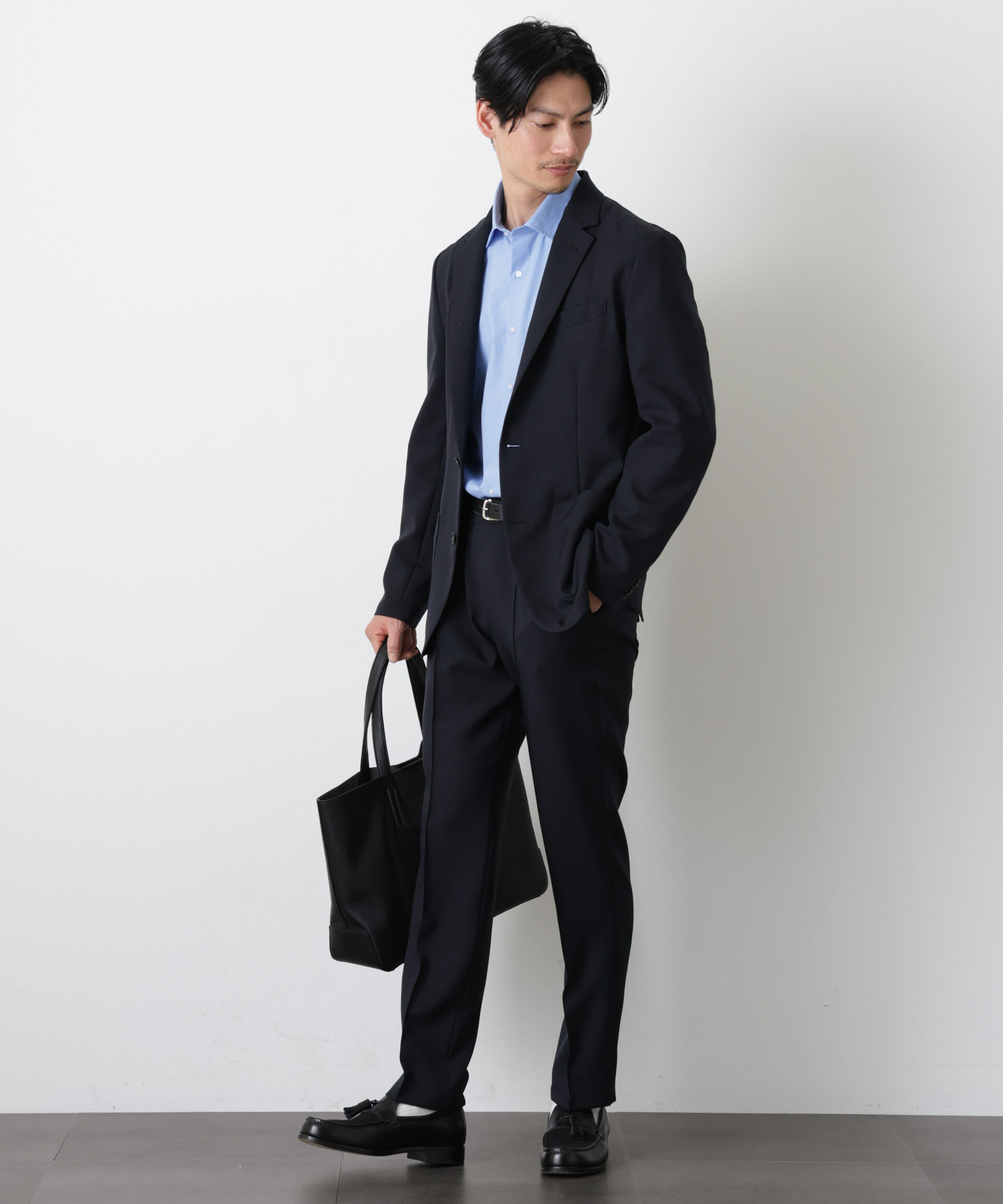 nano･universe「｢DamerinoSelect｣ﾀﾞﾝﾄﾂｵﾁｰﾙ防汚ﾃｯｸｽﾄﾚｯﾁｼﾞｬｹｯﾄ(ｾ 」|スーツ|