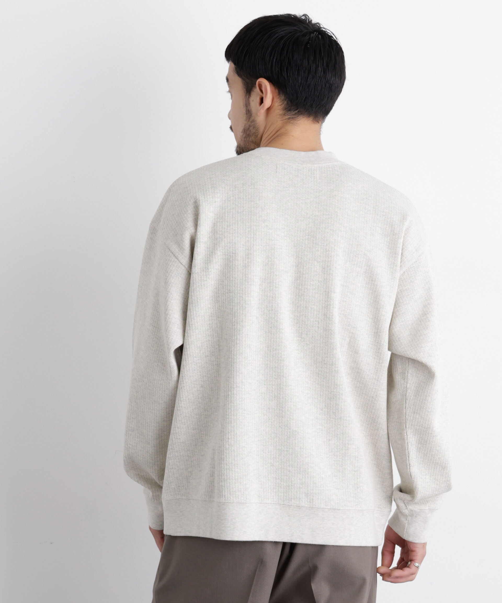 nano･universe「コットンサーマルクルーネックプルオーバー」|Tシャツ・カットソー|